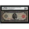 Image 1 : 1914 $5 Federal Reserve Note Chicago Red Seal Fr.838b PMG Very Fine 20