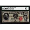 Image 1 : 1880 $20 Legal Tender Note Fr.142 PMG Choice Fine 15