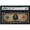Image 1 : 1914 $20 Federal Reserve Note New York Red Seal Fr.953b PMG Fine 12 Net