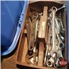 Image 1 : Plastic Tray Lot: Variety of Metric Wrenches & Crescent Wrenches