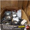 Image 1 : Box Lot: Electrical Boxes & Electrical Tape