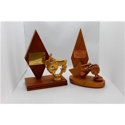 Plowing match trophies