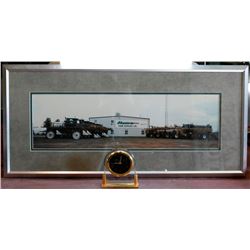 Munro farm supplies picture and clock