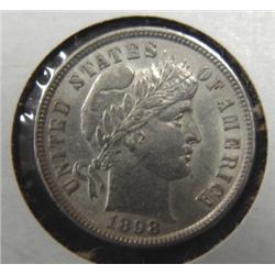 1898 BARBER DIME