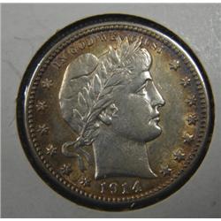 1914-D BARBER QUARTER