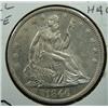 Image 1 : 1846 SEATED LIBERTY HALF DOLLAR