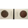 Image 2 : PAIR OF 1863 CIVIL WAR TOKENS