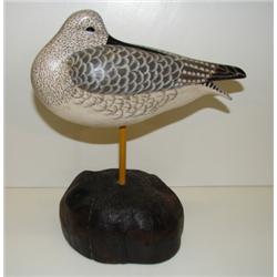 DELBERT "CIGAR" DAISEY PREENING SHOREBIRD CARVING