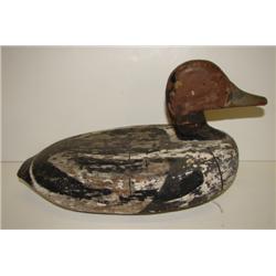 PRIMITIVE BLUEBILL DECOY
