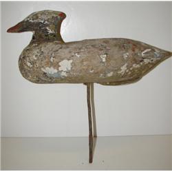 CHINCOTEAGUE, VIRGINIA HOODED MERGANSER DECOY