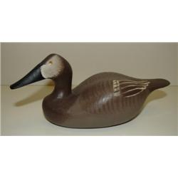 MINIATURE CANVASBACK HEN DECOY