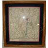 Image 1 : FRAMED MAP OF BATTLE OF GETTYSBURG