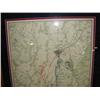 Image 2 : FRAMED MAP OF BATTLE OF GETTYSBURG