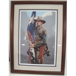 FRAMED MICHAEL GNATEK CIVIL WAR PRINT