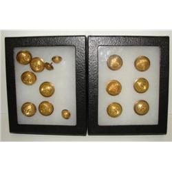 COLLECTION OF 15 HORSE GUARD OF CONNECTICUT BUTTO