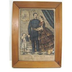 CURRIER & IVES CIVIL WAR SOLDIER PRINT