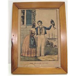 19TH CENTURY SAILOR PRINT