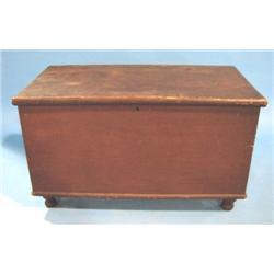 PENNSYLVANIA RED WASHED BLANKET CHEST