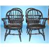 Image 1 : SET OF 4 WINDSOR STYLE ARM CHAIRS