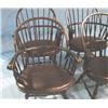 Image 2 : SET OF 4 WINDSOR STYLE ARM CHAIRS