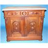 Image 1 : VICTORIAN WALNUT MARBLE TOP WASHSTAND