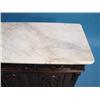 Image 3 : VICTORIAN WALNUT MARBLE TOP WASHSTAND