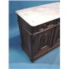 Image 4 : VICTORIAN WALNUT MARBLE TOP WASHSTAND