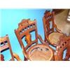 Image 4 : SET OF 6 VICTORIAN WALNUT CANE BOTTOM CHAIRS
