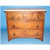 Image 2 : VICTORIAN WALNUT MARBLE TOP CHEST