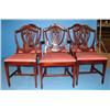 Image 1 : SET OF 6 MAHOGANY DINING CHAIRS