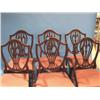 Image 2 : SET OF 6 MAHOGANY DINING CHAIRS