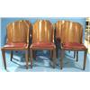 Image 1 : SET OF 6 FRENCH ART DECO CHAIRS