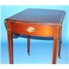 Image 2 : MAHOGANY HEPPLEWHITE STYLE PEMBROKE TABLE