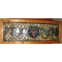 STAINED GLASS WINDOW