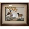 Image 1 : GEORGE BARBER WATERCOLOR PAINTING OF GEESE