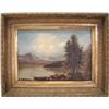 Image 2 : EARLY LANDSCAPE OIL ON CANVAS PAINTING