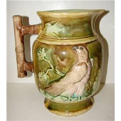 MAJOLICA WATER PITCHER