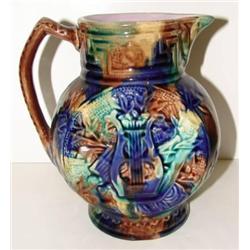 MAJOLICA WATER PITCHER