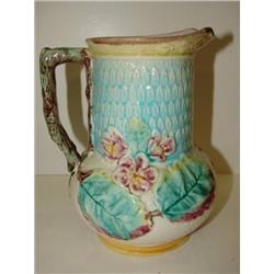 MAJOLICA WATER PITCHER