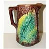 Image 1 : SMALL MAJOLICA WATER PITCHER