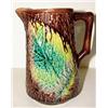 Image 2 : SMALL MAJOLICA WATER PITCHER
