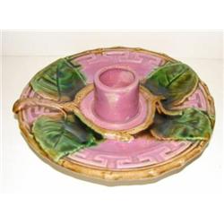 MAJOLICA CHAMBERSTICK