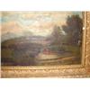 Image 4 : EARLY OIL ON CANVAS LANDSCAPE PAINTING