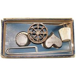 GRISWOLD CAST IRON PATTY MOLD SET