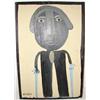 Image 1 : MOSE TOLLIVER FOLK ART PAINTING ON BOARD