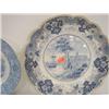 Image 2 : PAIR OF BLUE TRANSFERWARE PLATES