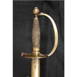 AMES MODEL 1840 NCO SWORD WITH SCABBARD