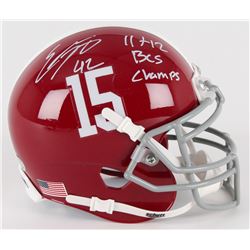 Eddie Lacy Signed Alabama Crimson Tide Mini-Helmet Inscribed "11 + 12 BCS Champs" (Lacy Hologram)