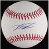 Image 1 : Kyle Schwarber Signed OML Baseball (MLB Hologram)