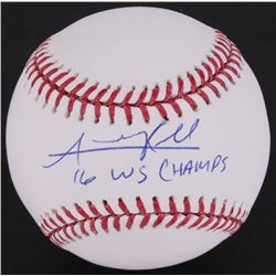 Addison Russell OML Baseball Inscribed "16 WS Champs" (MLB Hologram)